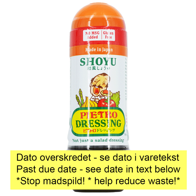 Pietro Original Shoyu Dressing - japansk salatdressing med sojasmag - 280 ml *stop madspild*